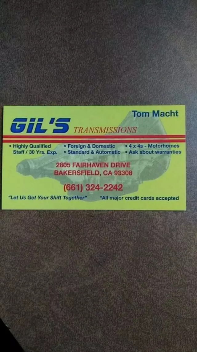 Gil&apos;s Transmissions