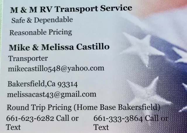 M & M RV Transport Services