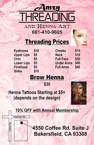 Amzy Threading and Henna Art