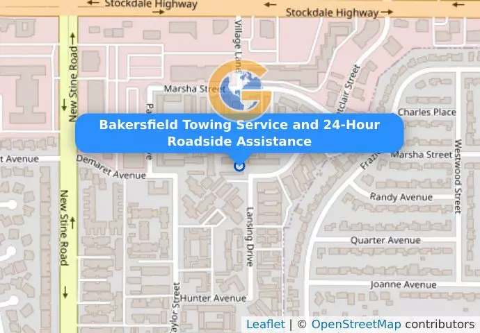 Bakersfield Towing Service and 24-Hour Roadside Assistance