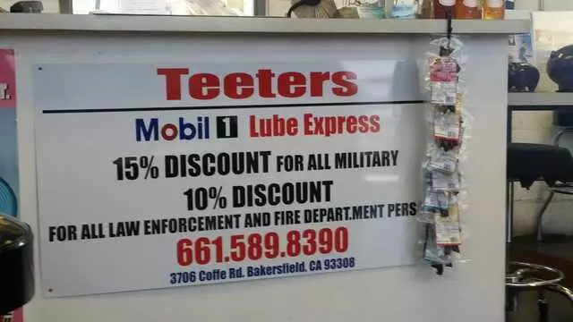 Teeter&apos;s Mobil 1 Lube Express