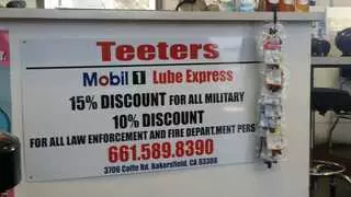 Teeter's Mobil 1 Lube Express