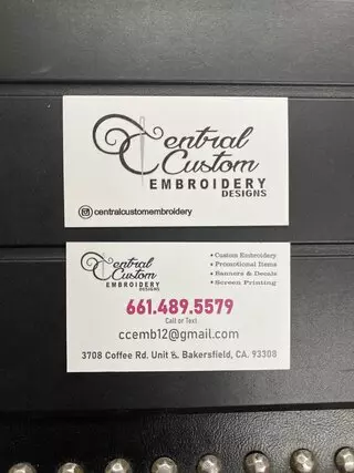 Central Custom Embroidery Designs
