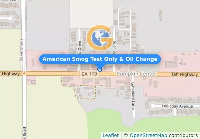 American Smog Test Only & Oil Change