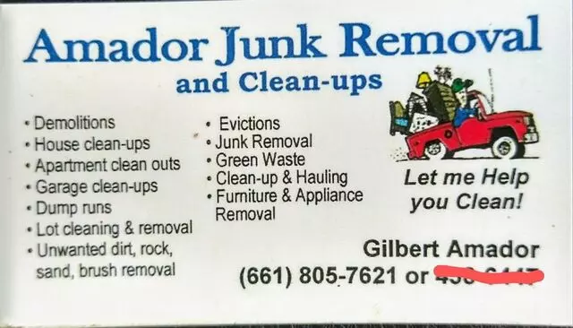 Amador&apos;s Junk Removal
