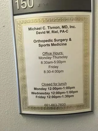 Michael C  Tivnon, MD